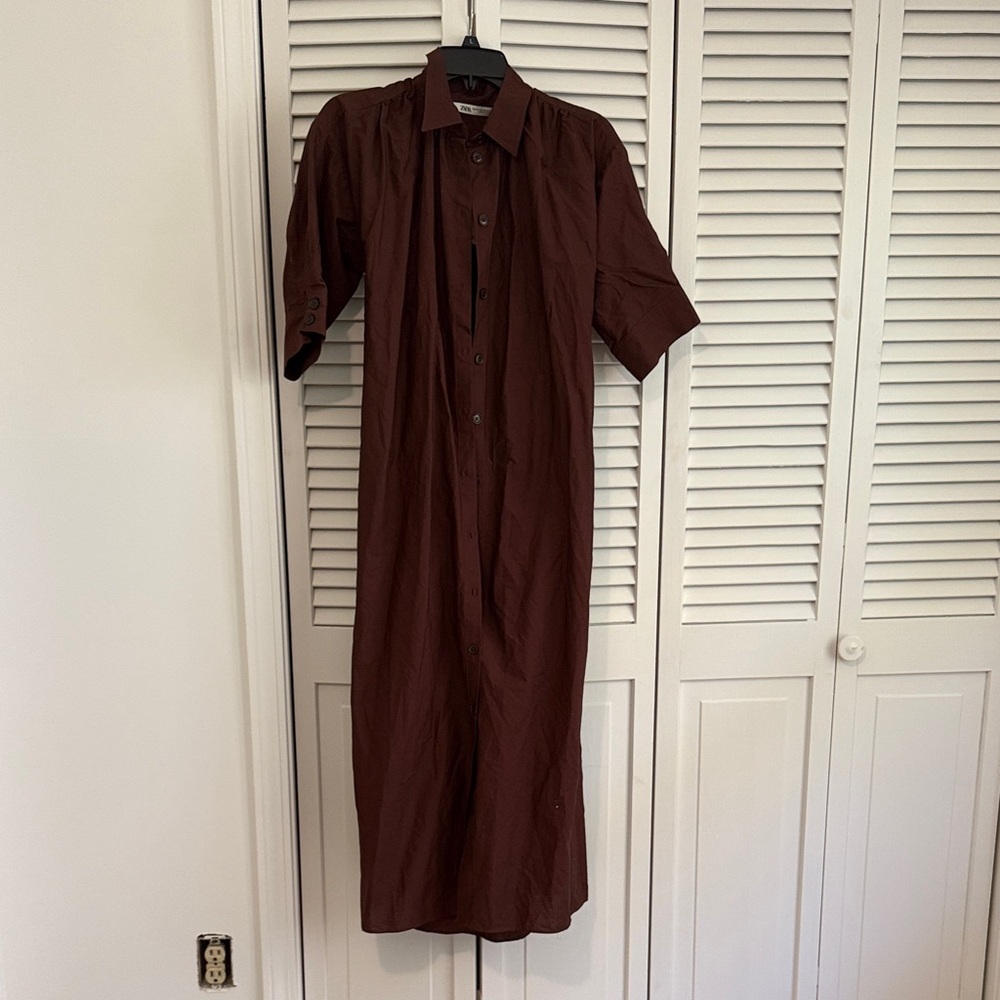 Zara Brown Maxi Dress